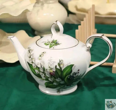 Théière porcelaine évolutive Brins de Muguets | Théières à la folie
